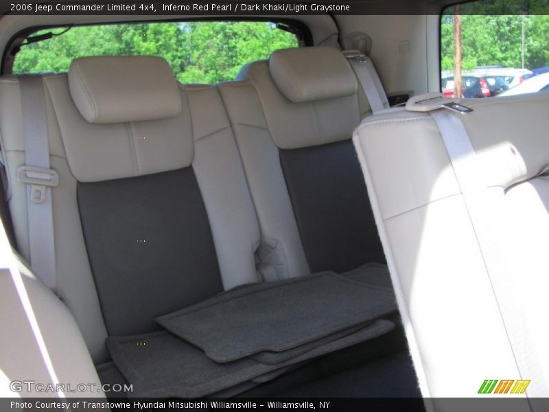 Inferno Red Pearl / Dark Khaki/Light Graystone 2006 Jeep Commander Limited 4x4