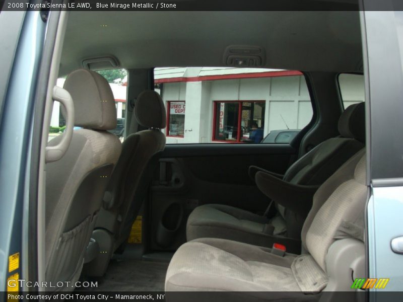 Blue Mirage Metallic / Stone 2008 Toyota Sienna LE AWD