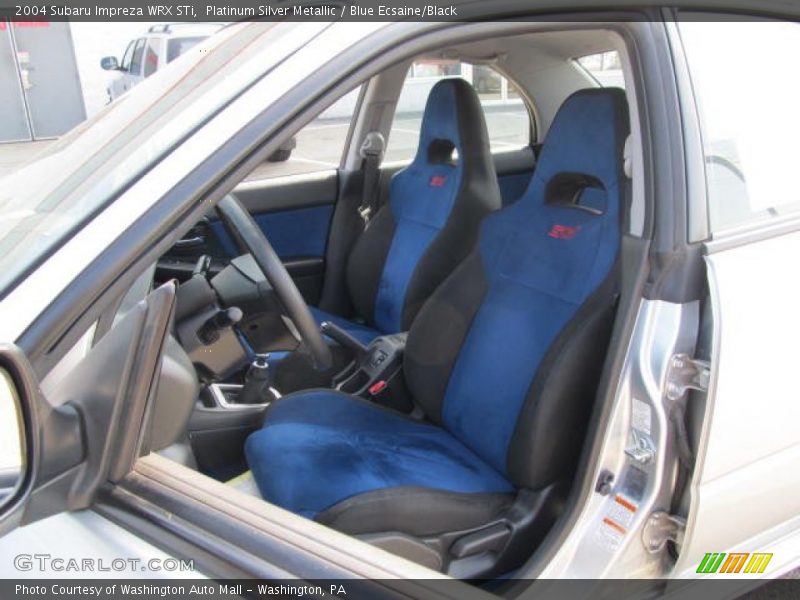  2004 Impreza WRX STi Blue Ecsaine/Black Interior