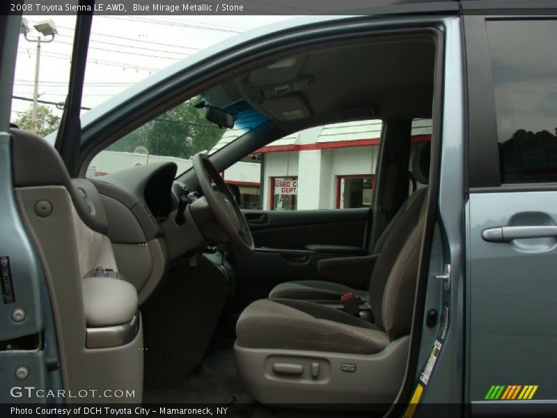 Blue Mirage Metallic / Stone 2008 Toyota Sienna LE AWD