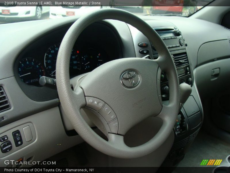 Blue Mirage Metallic / Stone 2008 Toyota Sienna LE AWD