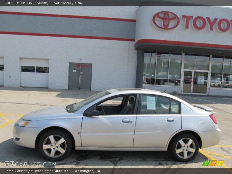 Silver Nickel / Gray 2006 Saturn ION 3 Sedan