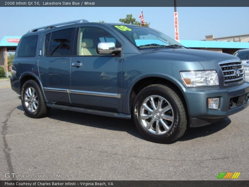 Lakeshore Slate Blue / Wheat 2008 Infiniti QX 56