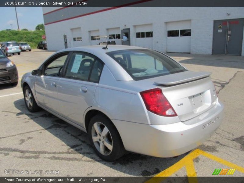 Silver Nickel / Gray 2006 Saturn ION 3 Sedan