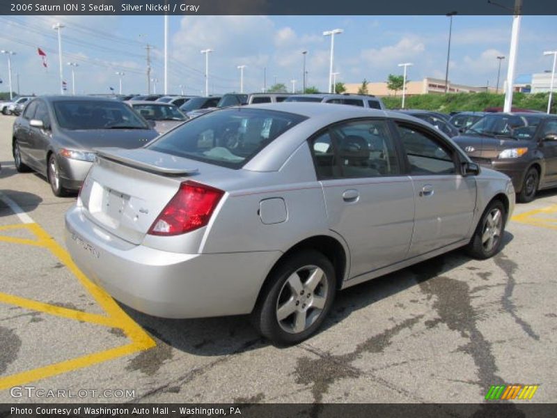 Silver Nickel / Gray 2006 Saturn ION 3 Sedan