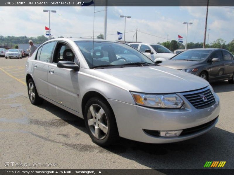 Silver Nickel / Gray 2006 Saturn ION 3 Sedan