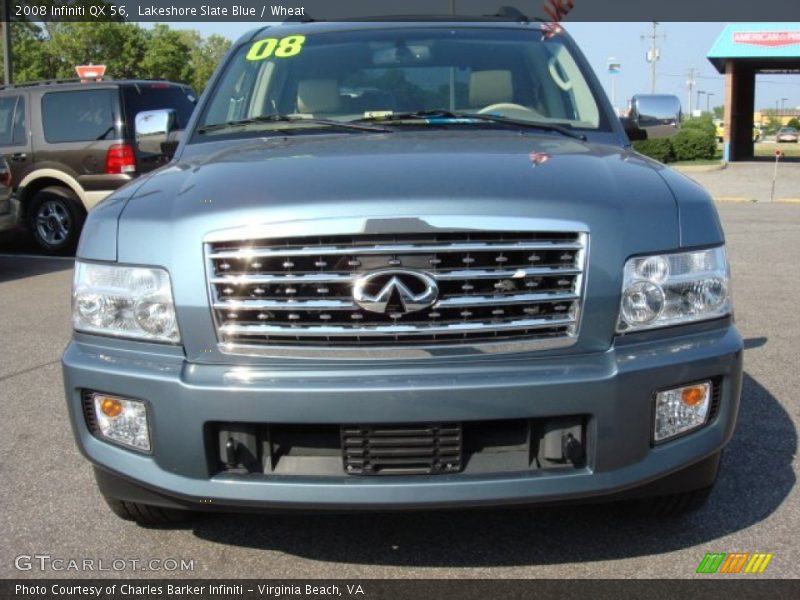 Lakeshore Slate Blue / Wheat 2008 Infiniti QX 56