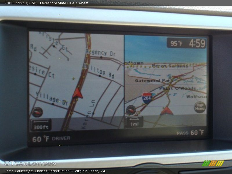 Navigation of 2008 QX 56