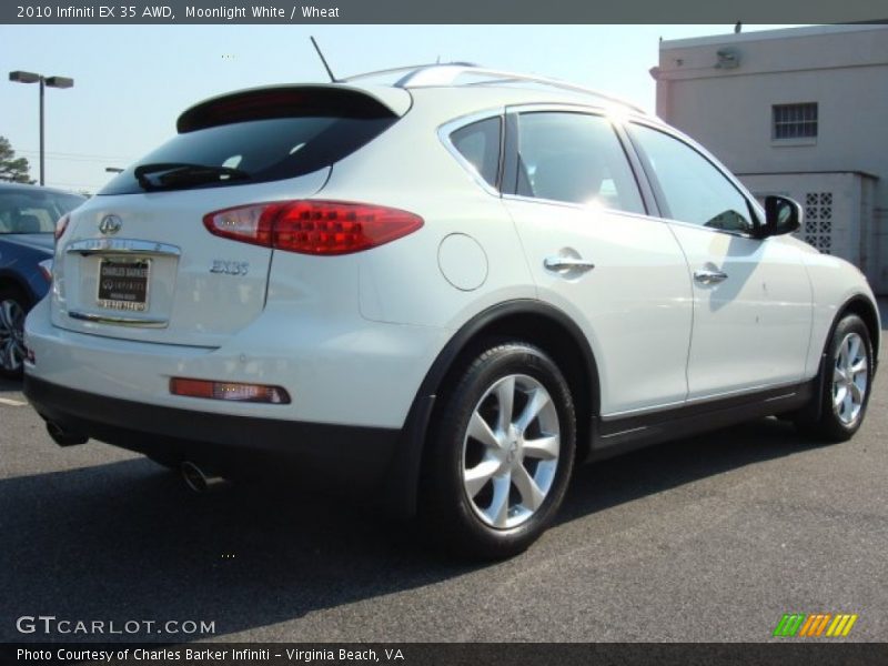 Moonlight White / Wheat 2010 Infiniti EX 35 AWD
