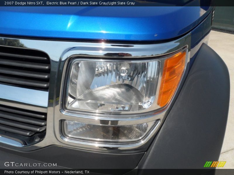 Electric Blue Pearl / Dark Slate Gray/Light Slate Gray 2007 Dodge Nitro SXT