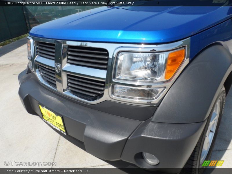 Electric Blue Pearl / Dark Slate Gray/Light Slate Gray 2007 Dodge Nitro SXT