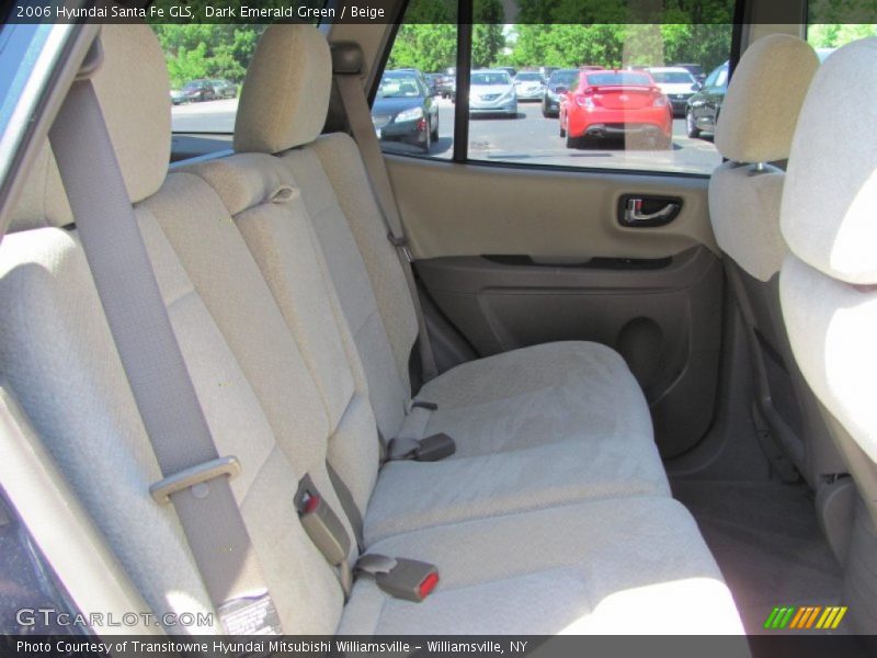 Dark Emerald Green / Beige 2006 Hyundai Santa Fe GLS