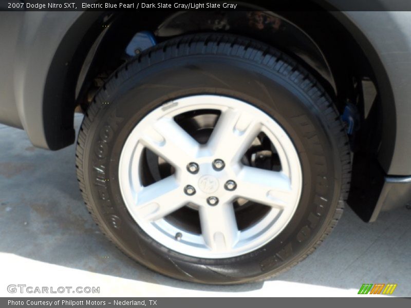 Electric Blue Pearl / Dark Slate Gray/Light Slate Gray 2007 Dodge Nitro SXT