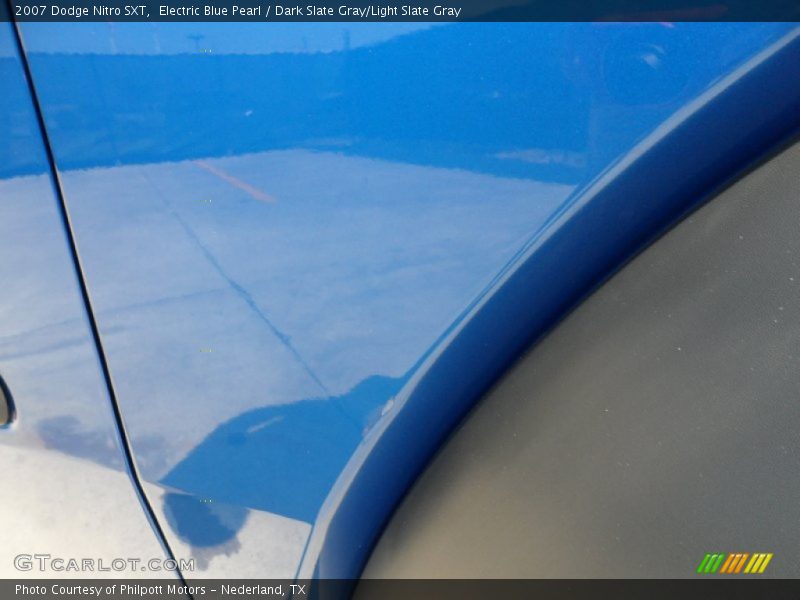 Electric Blue Pearl / Dark Slate Gray/Light Slate Gray 2007 Dodge Nitro SXT