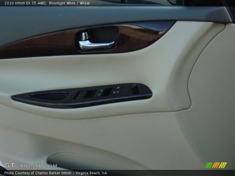 Moonlight White / Wheat 2010 Infiniti EX 35 AWD