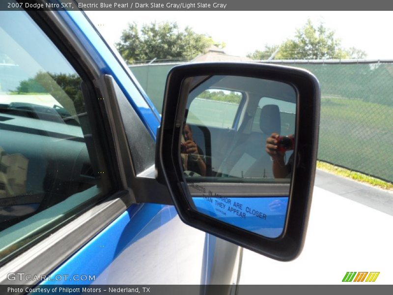 Electric Blue Pearl / Dark Slate Gray/Light Slate Gray 2007 Dodge Nitro SXT