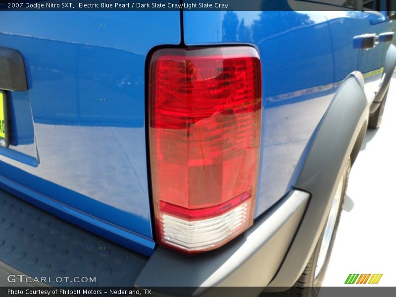 Electric Blue Pearl / Dark Slate Gray/Light Slate Gray 2007 Dodge Nitro SXT