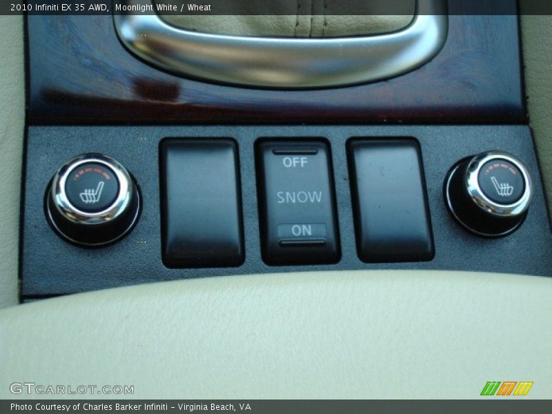 Moonlight White / Wheat 2010 Infiniti EX 35 AWD