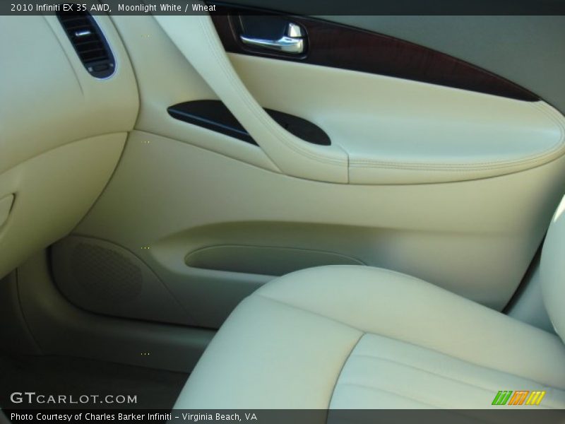 Moonlight White / Wheat 2010 Infiniti EX 35 AWD