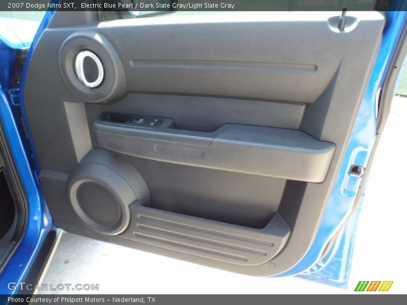 Electric Blue Pearl / Dark Slate Gray/Light Slate Gray 2007 Dodge Nitro SXT