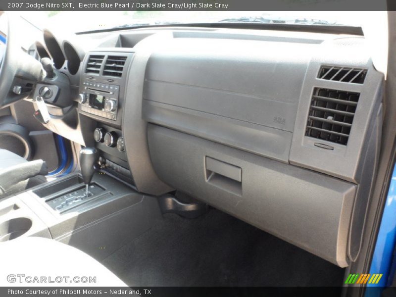 Electric Blue Pearl / Dark Slate Gray/Light Slate Gray 2007 Dodge Nitro SXT