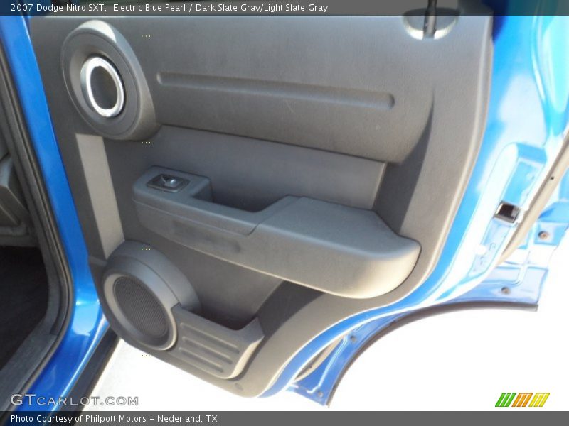 Electric Blue Pearl / Dark Slate Gray/Light Slate Gray 2007 Dodge Nitro SXT