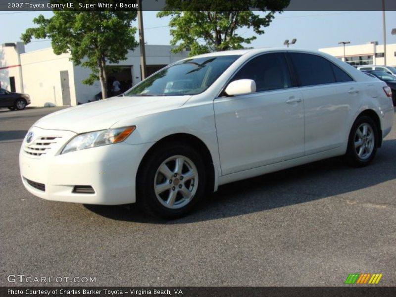 Super White / Bisque 2007 Toyota Camry LE