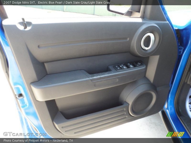 Electric Blue Pearl / Dark Slate Gray/Light Slate Gray 2007 Dodge Nitro SXT