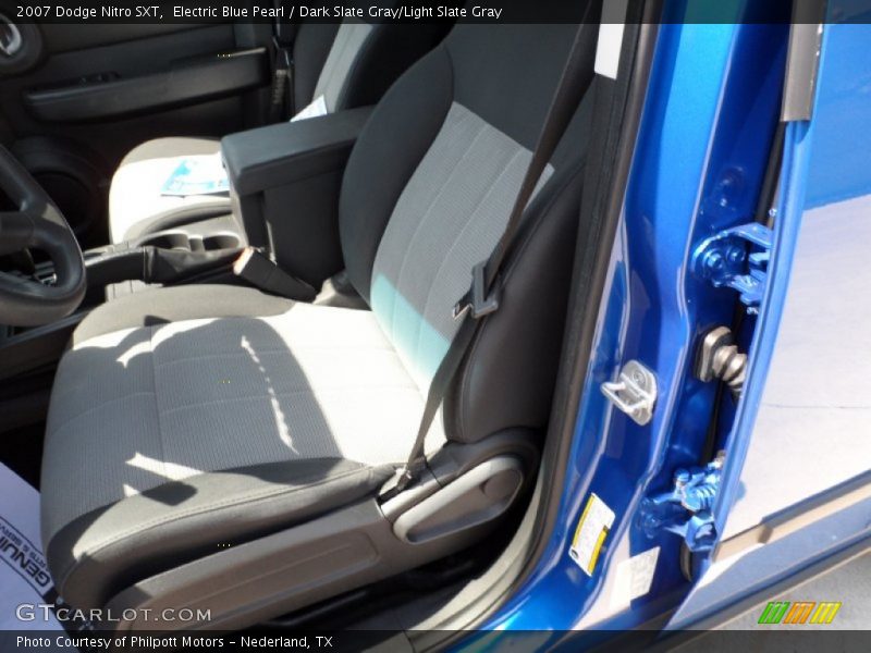 Electric Blue Pearl / Dark Slate Gray/Light Slate Gray 2007 Dodge Nitro SXT