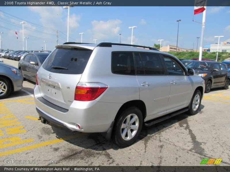 Classic Silver Metallic / Ash Gray 2008 Toyota Highlander 4WD
