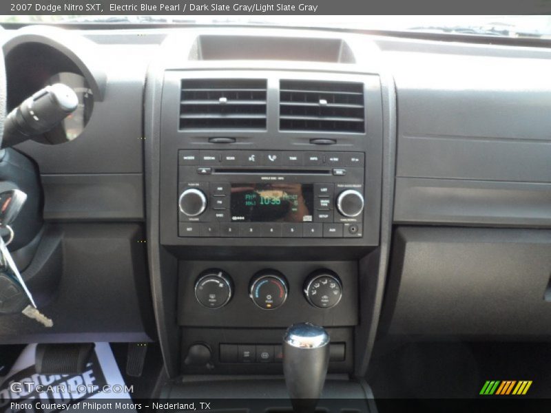 Electric Blue Pearl / Dark Slate Gray/Light Slate Gray 2007 Dodge Nitro SXT