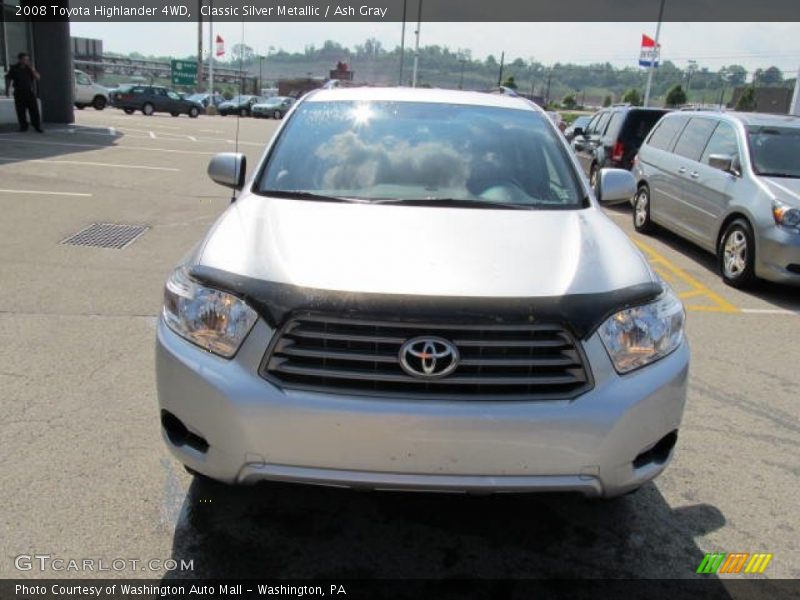 Classic Silver Metallic / Ash Gray 2008 Toyota Highlander 4WD