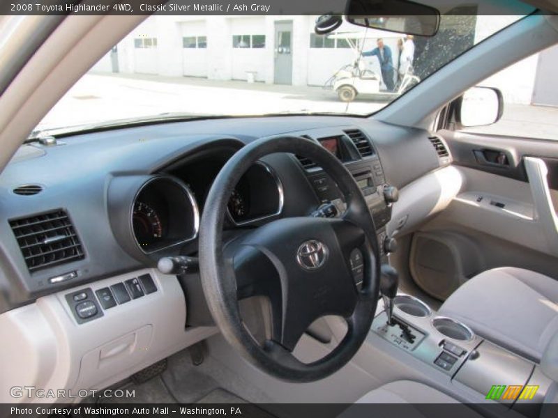 Classic Silver Metallic / Ash Gray 2008 Toyota Highlander 4WD