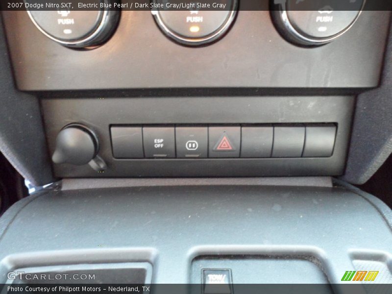 Electric Blue Pearl / Dark Slate Gray/Light Slate Gray 2007 Dodge Nitro SXT