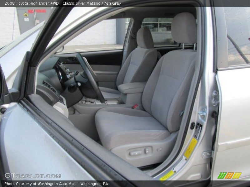 Classic Silver Metallic / Ash Gray 2008 Toyota Highlander 4WD