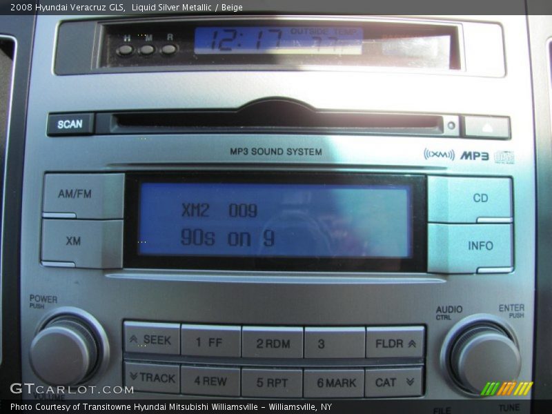 Liquid Silver Metallic / Beige 2008 Hyundai Veracruz GLS