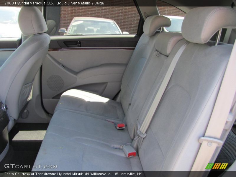 Liquid Silver Metallic / Beige 2008 Hyundai Veracruz GLS