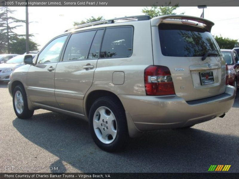 Sonora Gold Pearl / Ivory 2005 Toyota Highlander Limited