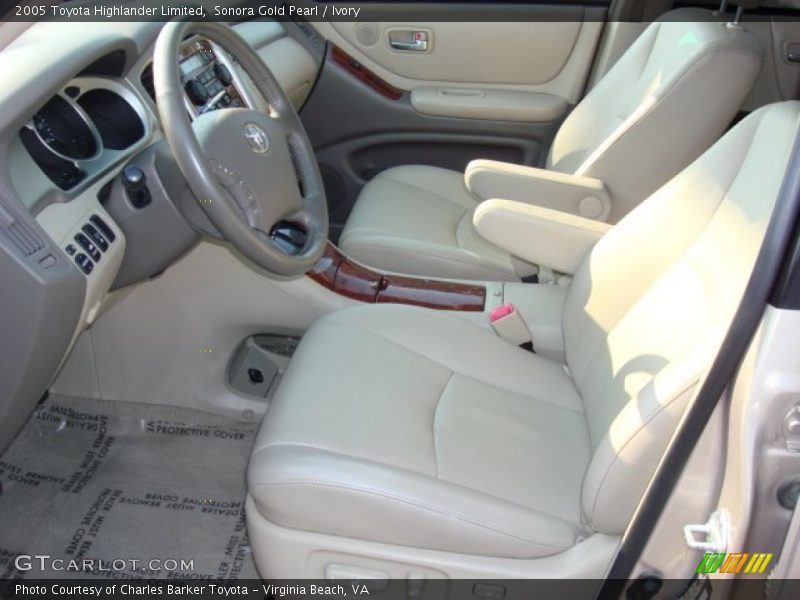 Sonora Gold Pearl / Ivory 2005 Toyota Highlander Limited