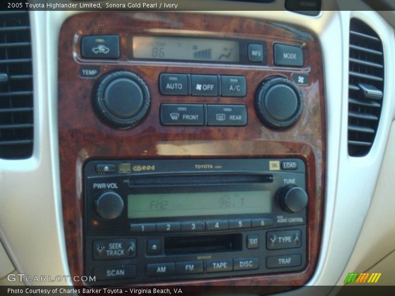 Sonora Gold Pearl / Ivory 2005 Toyota Highlander Limited