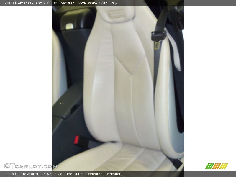 Arctic White / Ash Grey 2008 Mercedes-Benz SLK 280 Roadster