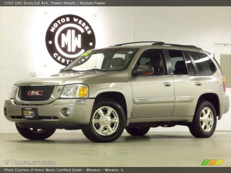 Pewter Metallic / Medium Pewter 2002 GMC Envoy SLE 4x4