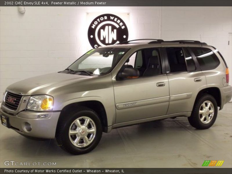 Pewter Metallic / Medium Pewter 2002 GMC Envoy SLE 4x4