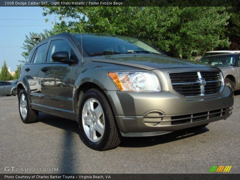 Light Khaki Metallic / Pastel Pebble Beige 2008 Dodge Caliber SXT