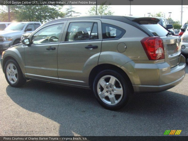 Light Khaki Metallic / Pastel Pebble Beige 2008 Dodge Caliber SXT
