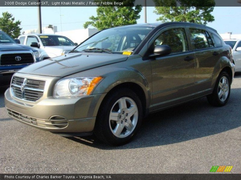 Light Khaki Metallic / Pastel Pebble Beige 2008 Dodge Caliber SXT