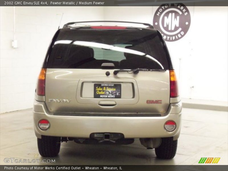 Pewter Metallic / Medium Pewter 2002 GMC Envoy SLE 4x4