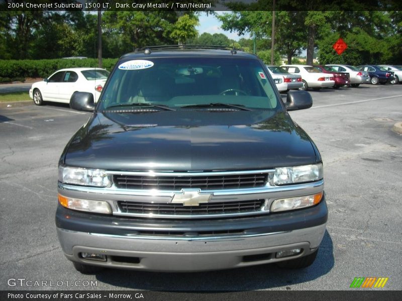 Dark Gray Metallic / Tan/Neutral 2004 Chevrolet Suburban 1500 LT