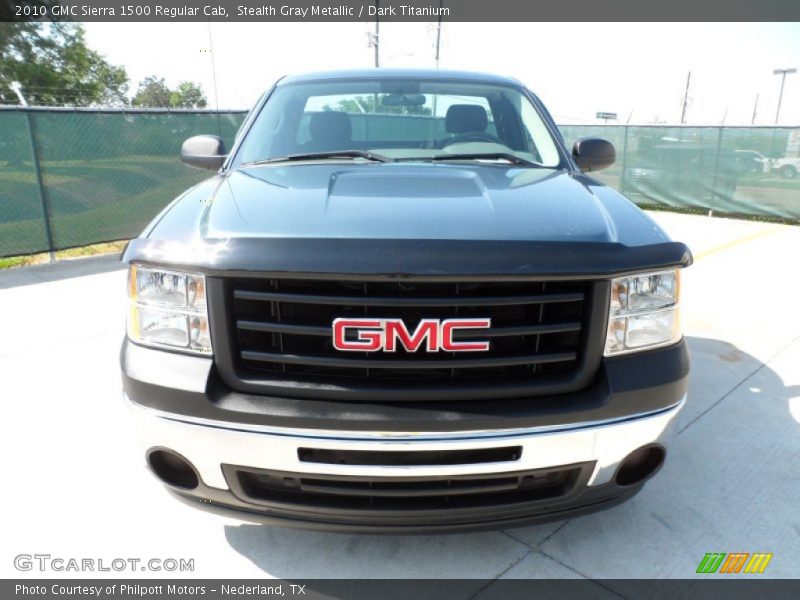 Stealth Gray Metallic / Dark Titanium 2010 GMC Sierra 1500 Regular Cab