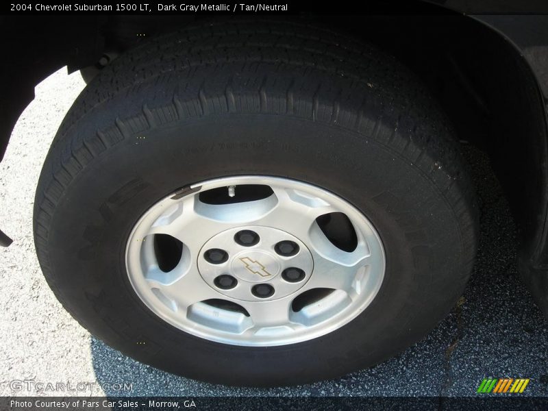 Dark Gray Metallic / Tan/Neutral 2004 Chevrolet Suburban 1500 LT